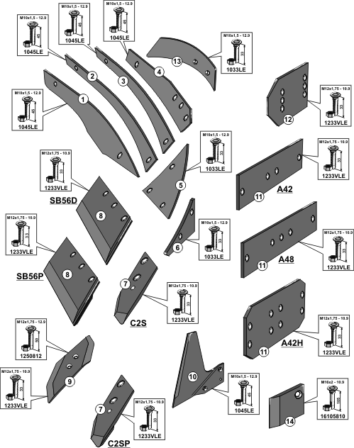 Ploeglichaam type CS40