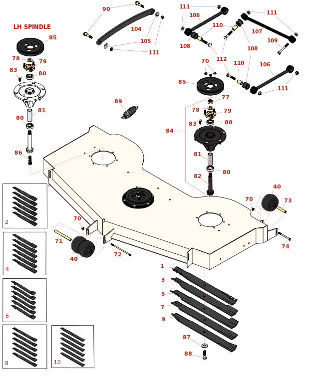 Toro Z Master Professional 7500-D 72in Rotary Deck