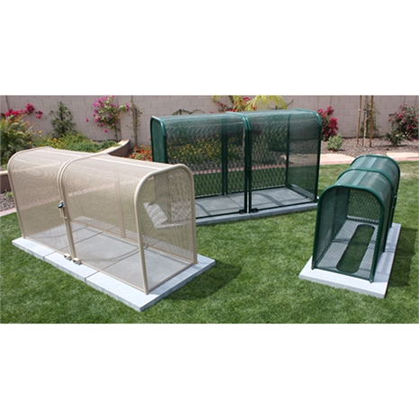 2pc clamshell enclosure - 16x30x64 tan