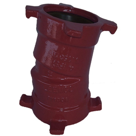 Leemco elbow - 10" 11 degree ductile iron