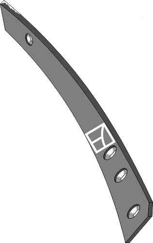 Moldboard slat BS42 R - 544 - right fitting for Lemken 3444010