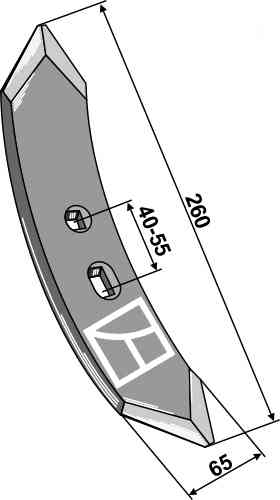 Share MF 2 1/2 fitting for Kverneland KK193570