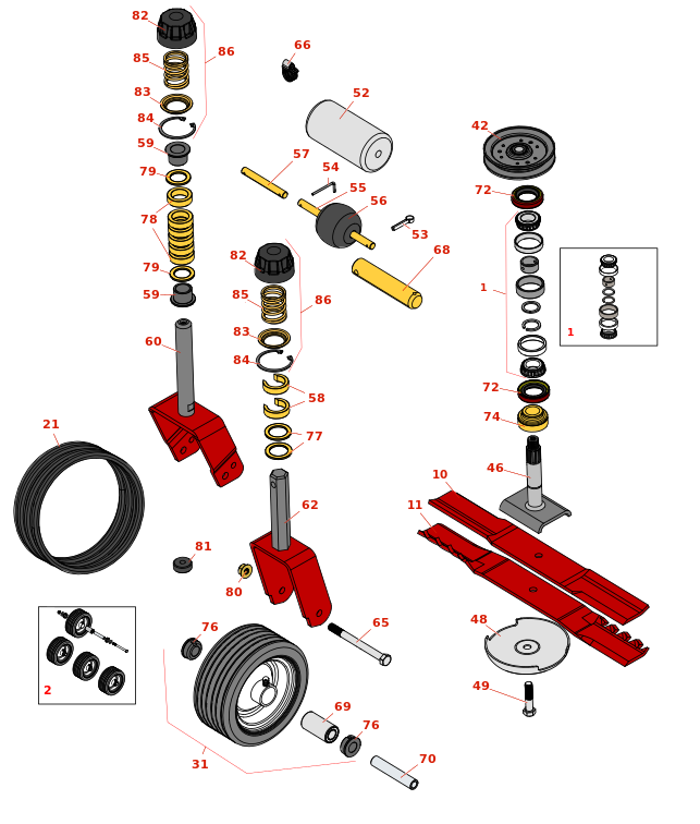 Toro Groundsmaster 228-D 62in Rotary Deck - Model 30569