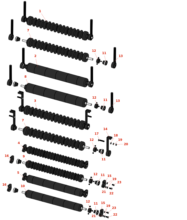 Ransomes 250 Minuteman Roller System