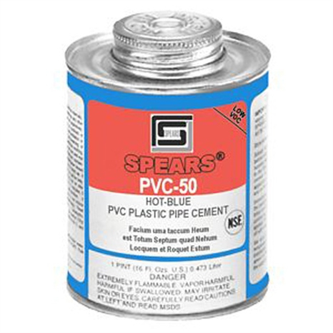 Cement - 1 gallon pvc-50 hot blue med body