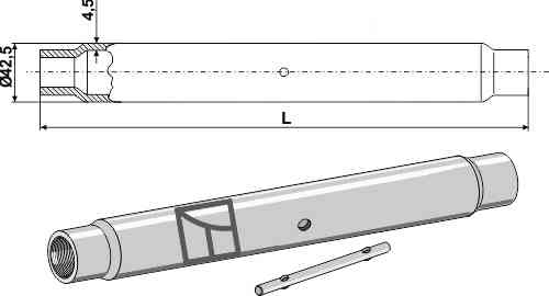 Tube M 30 x 3,5