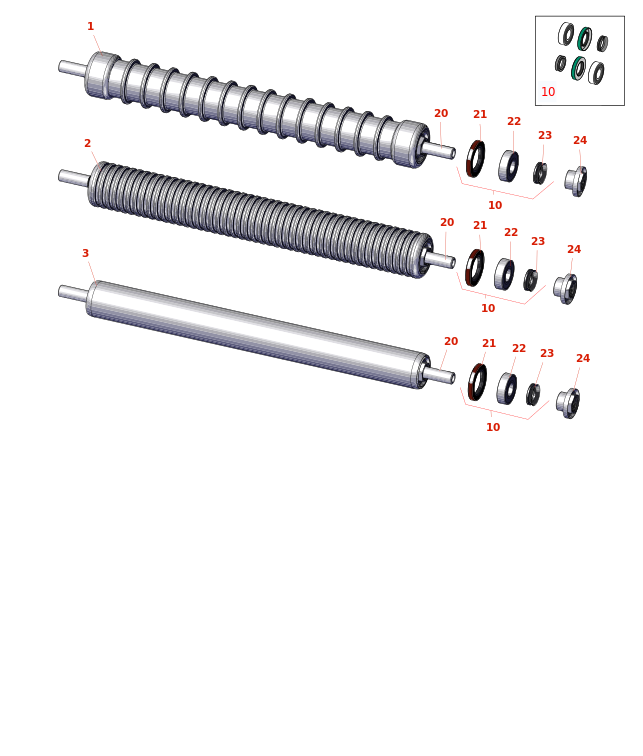 Toro Greensmaster Flex 18 Rollers