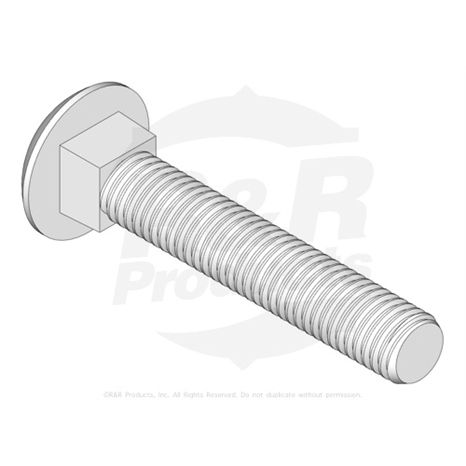 Bolt - carriage 1/2-13 x 3