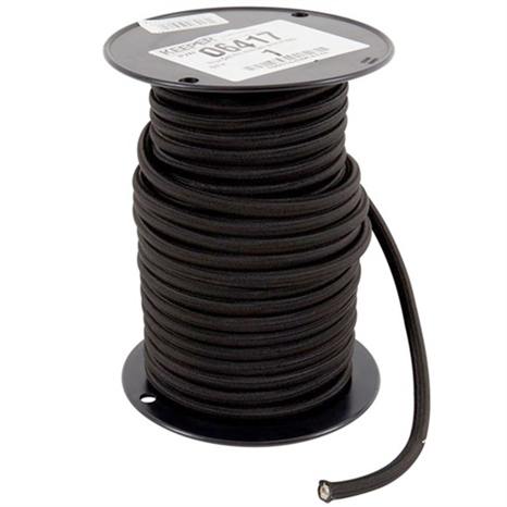 Bulk bungee cord - 3/8" x 75' - heavy duty - black