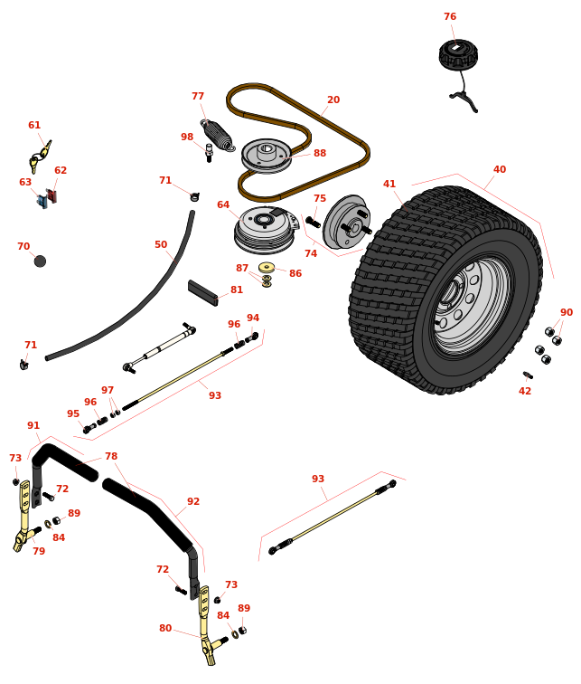 Toro Z Master Professional 6000 Steering & Drive