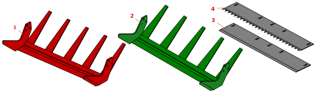 Trebro SC2010 Sod Harvester Blades