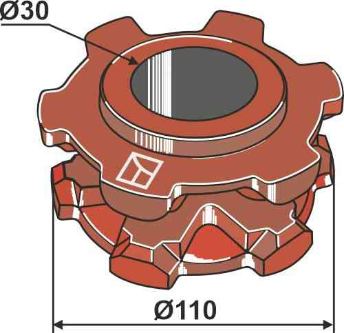 Chain sprocket Ø110