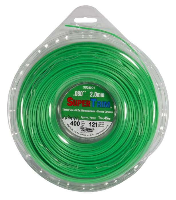 Trimmer line supertrim™ round green donut .080" / 2.0mm