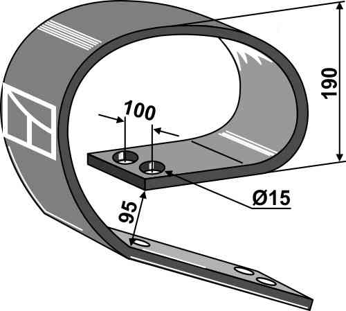 Bladveer - 150x10