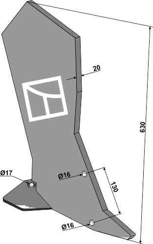 Subsoiling shank ?Flatliner?