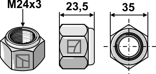 Selbstsichernde Muttern DIN985