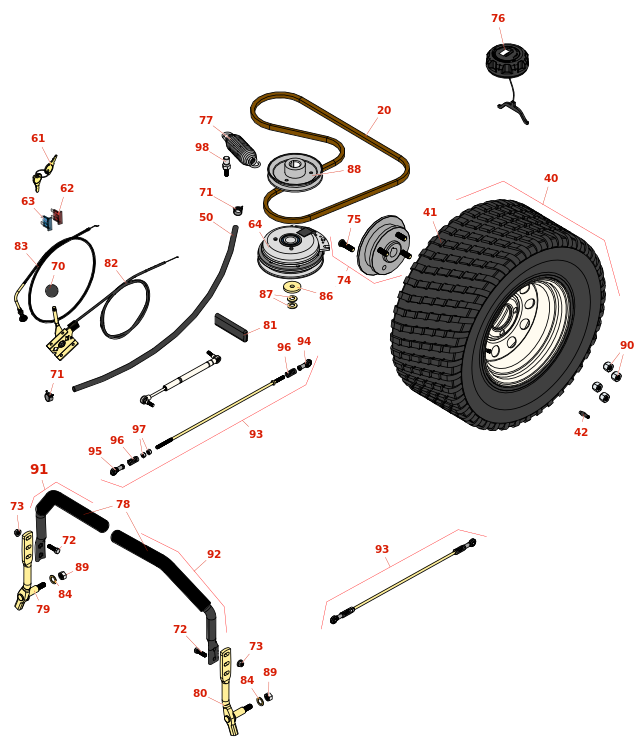 Toro Z Master Professional 6000 Steering & Drive