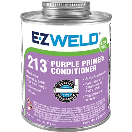 E-z 1 primer/cleaner purple - 1/2 pint