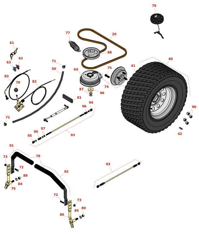 Toro Z Master Professional 6000 Steering & Drive