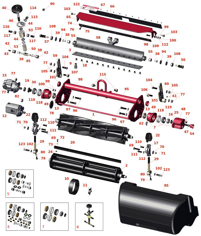 Toro Greensmaster 3150-Q Reel & Bedknife