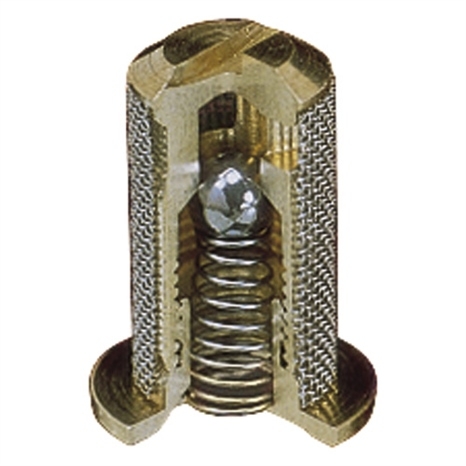 Teejet strainer - brass 10lb spring / 50 mesh