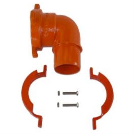 Leemco adapter - 3 x 3 spigot x bell 90