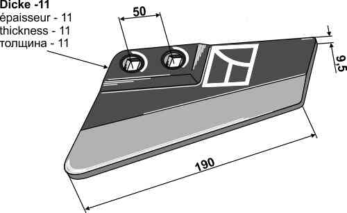 Replacement wings - left