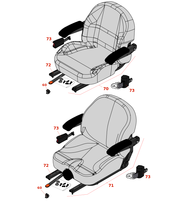 Toro Z Master Professional 7000 Seat