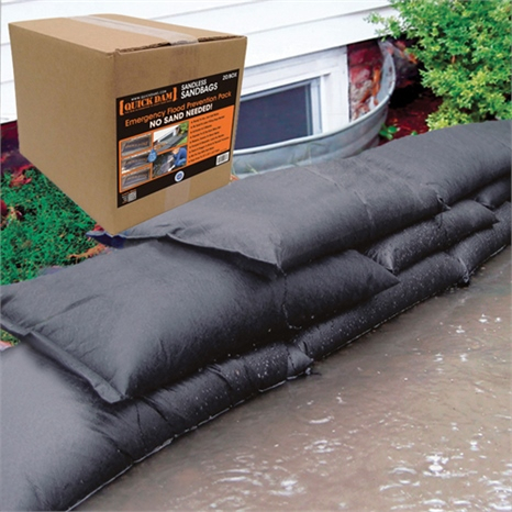 Quick dam flood bags - 12" x 24" - 20/box