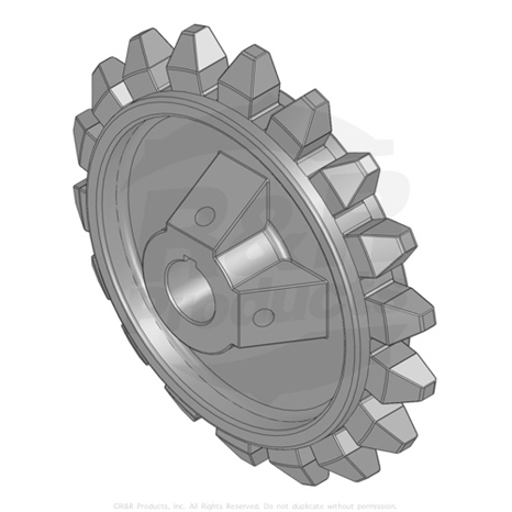 Sprocket - 6 cast -18T (narrow)