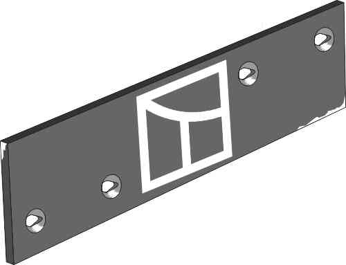 Zool 470mm - rechts passend voor Krone 123.160.4