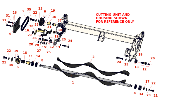 Jacobsen GP400 Rear Brush