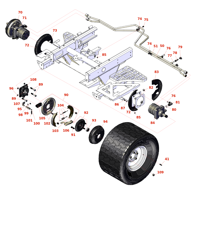 Toro Reelmaster 5510-G Hydraulic Motors