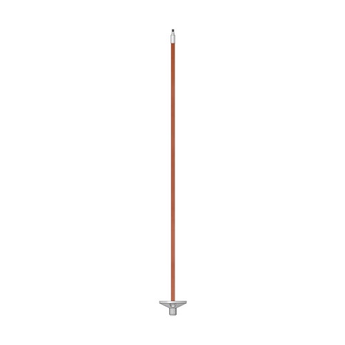 Practice green flagstick - 36 x 1/2in - woodgrain