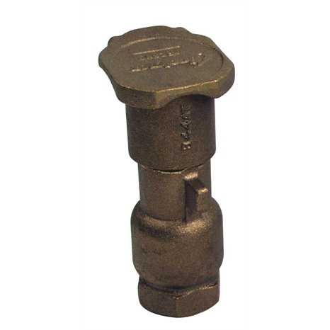 Quick coupling valve - 3/4 brass top