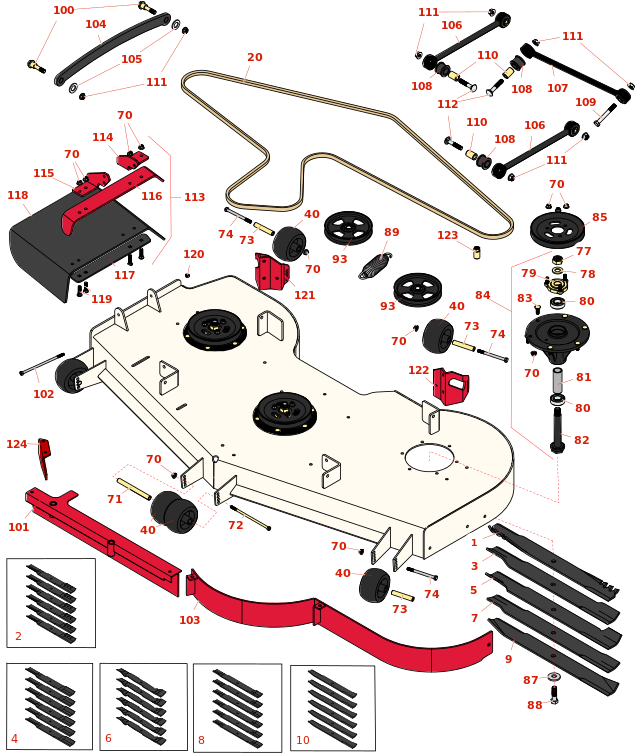 Toro Z Master Professional 7500-D 72in Rotary Deck