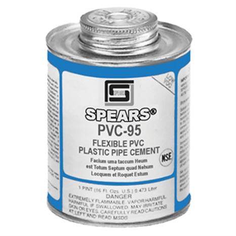 Cement - quart pvc-95 med body clear