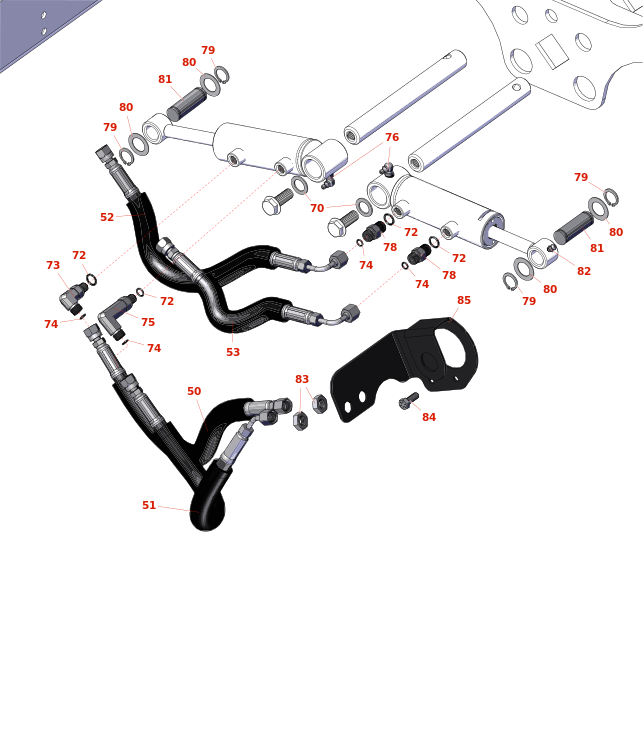 Toro Reelmaster 5410-D Rear Lift Cylinder & Hydraulics