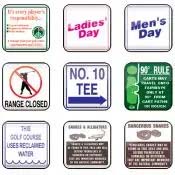 12" x 12" Information Signs