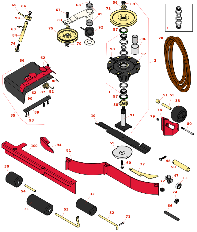 Toro Groundsmaster 3320 Deck Parts