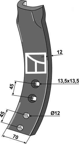 Guideboard fitting for Frost 51838