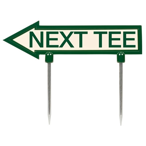 Sign - tan next tee