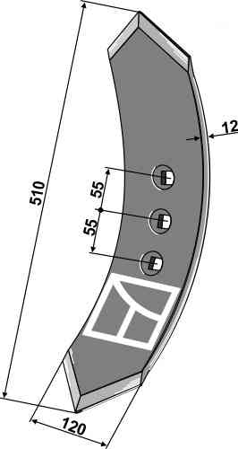 Point - 120 fitting for Väderstad 444897-1 / 444897