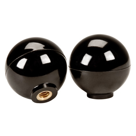 Practice green flagstick handle knob - black