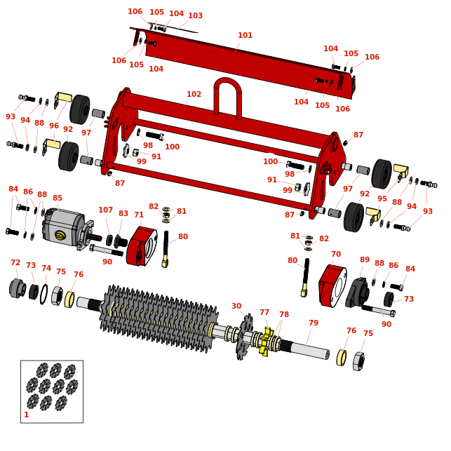 Toro Greensmaster 3200 & 3200-D Verti-Cut Reel & Frame