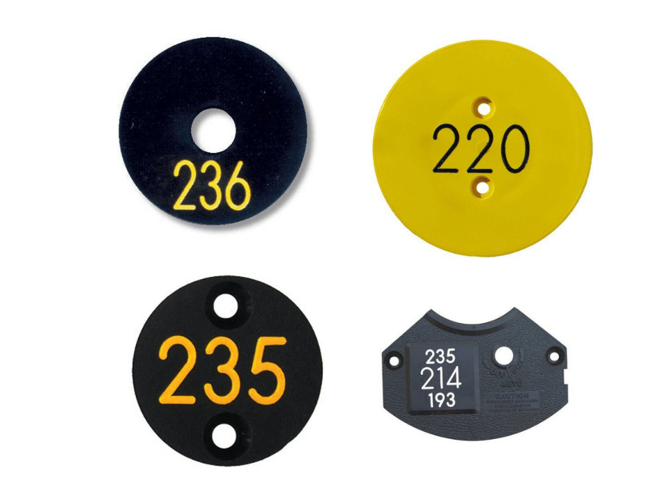 Sprinkler Cap Yardage Markers