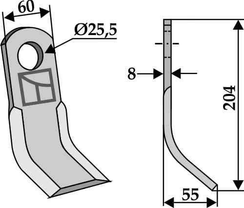 RDM Parts Y-kniv