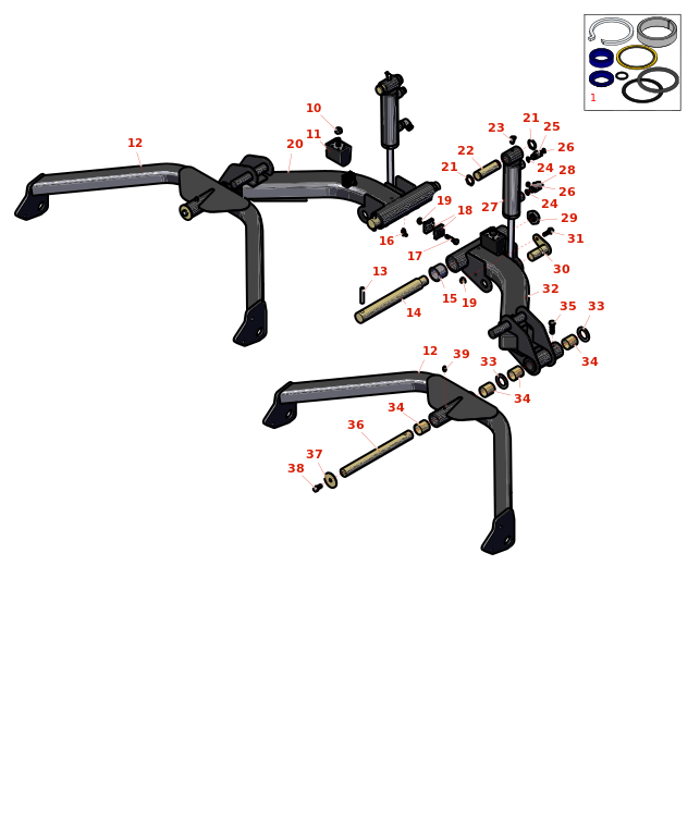 Toro Groundsmaster 4500-D Rear Lift Arm