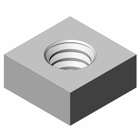 Nut - 1/4-20 square