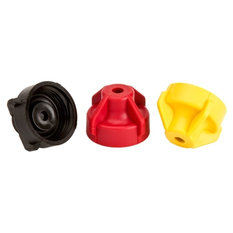 Teejet end cap - 15 psi (1 bar) red